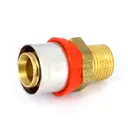 Муфта комбинированная Tiemme 1/2"x26 мм НР-ВПр латунь