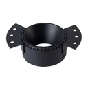 Светильник точечный встраиваемый Crystal lux 1400.186 2 м² под отверстие цвет черный