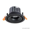 Светильник точечный встраиваемый светодиодный Crystal Lux CLT 005C108 BL 4000K цвет черный