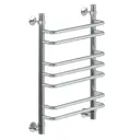 Полотенцесушитель водяной Ника Quadro Л 90 (г2) 50x60 см 1/2" нержавеющая сталь