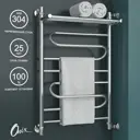 Полотенцесушитель водяной с полкой Onix Flex Plus Righ 50x80 см 1/2" нержавеющая сталь