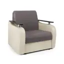 Кресло-кровать Шарм-Дизайн Гранд Д 90 114x95x110 см цвет коричневый/бежевый 170522175