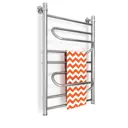 Полотенцесушитель водяной лестница Zigzag W 50x80 см 1" нержавеющая сталь цвет серебро