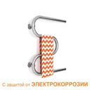 Полотенцесушитель водяной Zigzag M 50x60 см 1" нержавеющая сталь