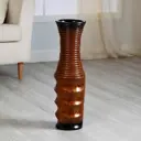 Ваза Simaland напольная "Медея" керамическая талия 17x60 см d=13 см коричневая