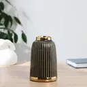Ваза Simaland настольная "Агнес" керамическая 5.5x11x17 см серая