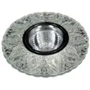 Комплект точечных светильников встраиваемых De fran Фейри Сл069076 под отверстие 75 мм MR16 цвет хром, прозрачный, серебро 2 шт