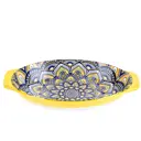 Блюдо сервировочное Nouvelle Arabesque 17x27.50 см фарфор цвет желтый