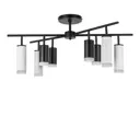 Светильник настенно-потолочный LIGHTSTAR LR7283748640 Rullo 8 ламп 29 м² цвет белый