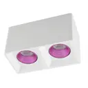 Светильник точечный накладной DENKIRS DK3085-WH+PI DK3020WPI 6.7 м² цвет белый