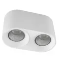 Светильник точечный накладной DENKIRS DK3096-WH+CH DK3020WC 6.7 м² цвет белый