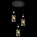 Светильник подвесной Reluce 03029-0.9-03 bk 3 лампы 9 м² цвет черный