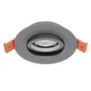 Светильник точечный встраиваемый Megalight rus 23967 3 м² под отверстие 7.7 см цвет серебристый