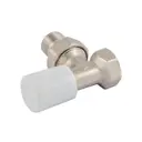 Вентиль ручной с муфтой Schlosser DN 15 1/2 GZ x 1/2 GW угловой