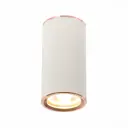 Светильник точечный накладной Alma Light ALC00112 GU10 цвет белый/розовое золото