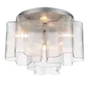 Светильник настенно-потолочный ST LUCE SL117.102.03 3 лампы 9 м² цвет серебряный