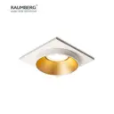 Светильник точечный встраиваемый Raumberg 5036RFGd/Wh/Wh 1.5 м² под отверстие 6.5 см цвет золотистый