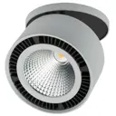 Светильник точечный встраиваемый светодиодный Lightstar Forte inca Ls_214849 12 м² под отверстие 115 мм цвет черный