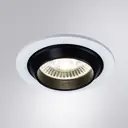 Светильник точечный встраиваемый светодиодный Arte lamp Uva A3318pl-1wh под отверстие 10 мм 10 Вт нейтральный белый свет цвет белый