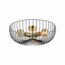 Светильник настенно-потолочный Lussole Brooks LSP-8251 3 лампы цвет черный