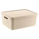 Контейнер для хранения Smartware TRN-234-Latte 17.8x8.11x25.8 см пластик цвет латте