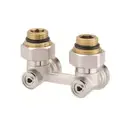 Узел нижнего подключения угловой Purmo MTB 128 1/2"x3/4" латунь