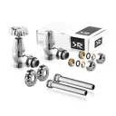 Комплект угловых вентилей SR Rubinetterie A339-1500C0P0 1/2"x 24/19 цвет хром