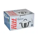 Кастрюля 1.70 л с крышкой Hitt Speise нержавеющая сталь серый/серебристый
