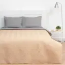 Покрывало 2сп Экономь и Я 180x210±5см микрофайбер 210 г/м2 100% п/э цвет бежевый