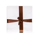 Покрывало Lucky Листья с бахромой U000422, 150x200 см, жаккард, цвет белый