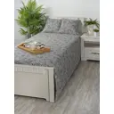 Покрывало Обуховская мануфактура для уюта в доме PSm-face/gris-180 180x220 см хлопок цвет серый