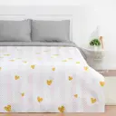 Покрывало Экономь и Я 9229679, 210x240 см, микрофибра, цвет белый