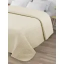 Покрывало Romance вышивка 126511, 220x240 см, велюр, цвет бежевый