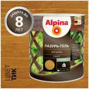 Лазурь-гель для дерева ALPINA 0.75 л цвет тик
