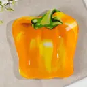 Тарелка Доляна стекло 6073471 цвет желтый