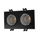 Светильник точечный встраиваемый DENKIRS DK3072-BK+CH DK3020BC 6.7 м² цвет черный