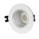 Светильник точечный встраиваемый DENKIRS DK3061-WH+CH DK3020WC под отверстие 75 мм 3.4 м² цвет белый
