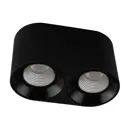 Светильник точечный накладной DENKIRS DK3096-BK+CH DK3020BC 6.7 м² цвет черный