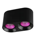 Светильник точечный накладной DENKIRS DK3096-BK+PI DK3020BPI 6.7 м² цвет черный