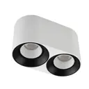 Светильник точечный накладной DENKIRS DK3096-WB+WH DK3020WW 6.7 м² цвет черный