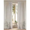 Комплект штор на шторной ленте блэкаут Helga Ремлекс 150x260 см цвет бежевый