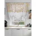 Тюль на шторной ленте Helga Тонкрос 150x150 см цвет белый