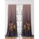 Комплект штор на шторной ленте блэкаут Helga Флокристи 150x280 см цвет бежевый