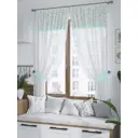 Штора на шторной ленте для кухни Helga Сенмилорс 180x150 см цвет белый