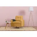 Мягкое кресло Divan.ru Динс 85x85x55 см велюр цвет жёлтый