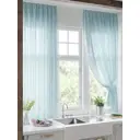 Тюль на шторной ленте для кухни Helga Фенмилс 150x180 см цвет белый