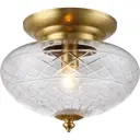 Светильник настенно-потолочный ARTE LAMP A2302PL-1PB FABERGE 1 лампа цвет старая медь