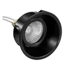 Светильник точечный встраиваемый LIGHTSTAR 214607 Domino под отверстие 65 мм 2 м² цвет черный
