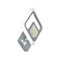 Светильник настенно-потолочный светодиодный СЕЛЕНА M68581-1B 4 м² нейтральный белый свет цвет хром