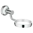 Стакан для зубных щеток GROHE 40652001 металл цвет серый/серебристый